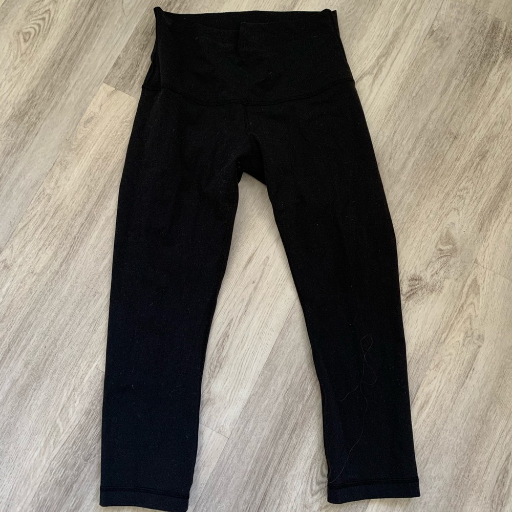 Lululemon High waisted leggings 6 black